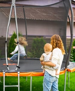 Stige til trampolinen