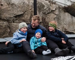 Trampoline med 10 års garanti på rammen